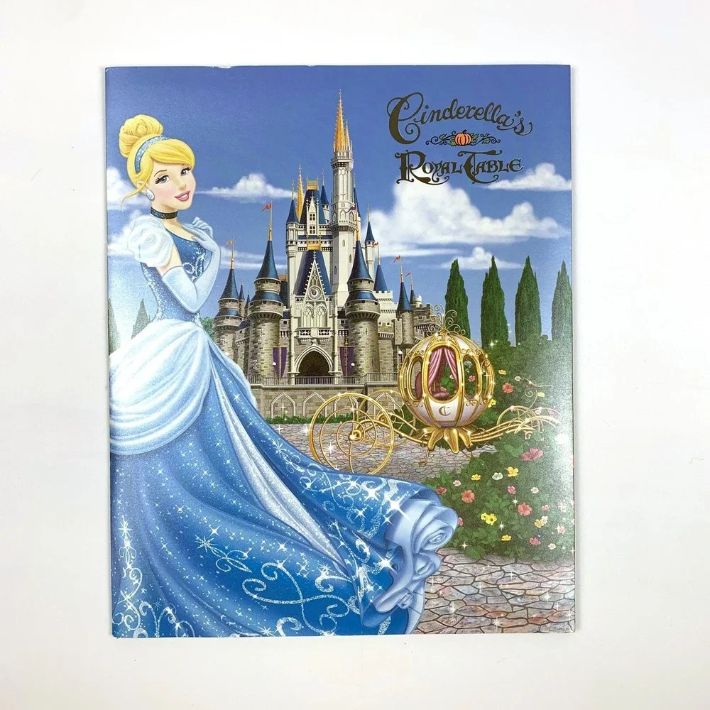 WDW Magic Kingdom Cinderellas Royal Table Photo‎ Folder Frame Night Castle Blue